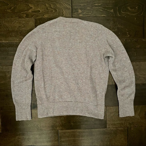 Madewell Faux Wrap Pullover Sweater - Picture 4 of 6